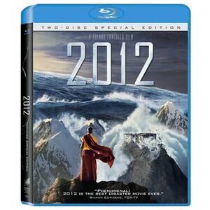 2012 Two-Disc Special Edition Blu-ray Roland Emmirich very good condition